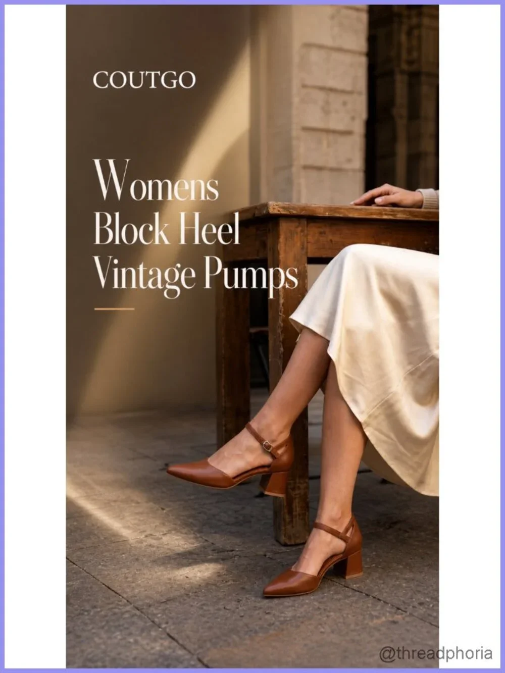 Chunky Low Heels Pointed Toe Ankle Strap Pumps Block Heel Dress Shoes